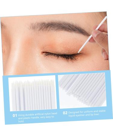 FOMIYES 300 Pcs Disposable Eyeliner Brush Liquid Eyeliner Eye Liner Applicator Cosmetic Eye Brush Thin Line 9x6.5cmx3pcs Whitex3pcs - Buy Online on GoSupps.com