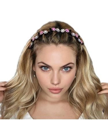 Double-Layered Headbands with Clip - Imitation Diamonds and Pearl | BeautyHair - Buy Online on GoSupps.com