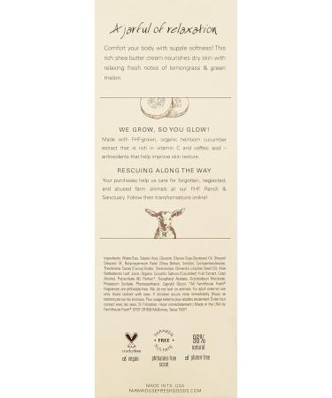 FarmHouse Fresh Harvest Green Shea Butter - 8 fl. oz. | Natural Moisturizer for Radiant Skin - Shop Internationally - Buy Online on GoSupps.com