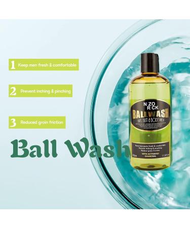 Natural Ball Deodorant & Wash Kit for Men - Organic Lotion Spray & Anti-Chafing Cream for All-Day Freshness - Buy Online on GoSupps.com