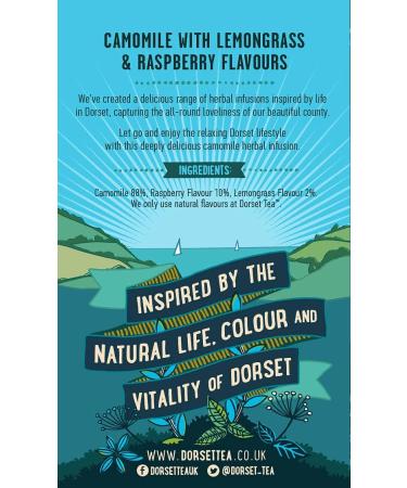 Dorset Tea Cool Camomile Tea Bags - 80 Count, Caffeine Free Herbal Tea - Buy Online on GoSupps.com