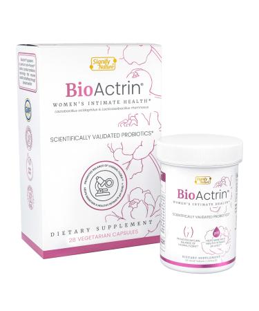 Bioactrin Yeast Infection Treatment for Women Pills– CLINICALLY Tested for Bacterial Vaginosis Treatment for Women Probiotics | Vaginial Ph Balance Pills | Vaginial Supplements for Women, 28 Capsules 28 Count (Pack of 1)