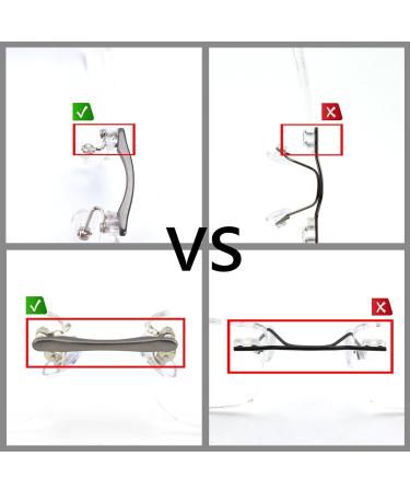 CGID Frameless Reading Glasses | Aluminum-Magnesium Alloy | Diopters +2.5 | Stylish Reading Aid with Case - Buy Online on GoSupps.com