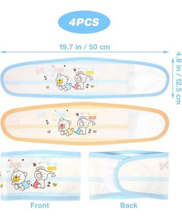 COHEALI Baby Belly Band 4 Pcs - Infant Umbilical Cord Cotton Navel Support Belts - Buy Online on GoSupps.com