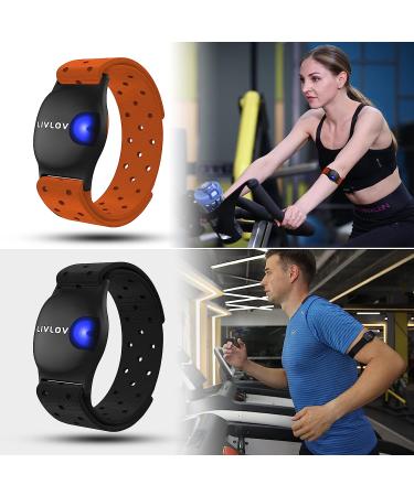 LIVLOV V11 Heart Rate Monitor Armband Replacement Strap - Adjustable 22mm Arm Wrist Band for Polar, Wahoo, Powr Labs, and More - Buy Online on GoSupps.com