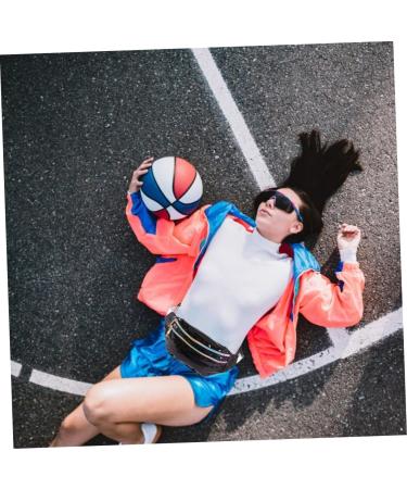 OFFSCH 1pc Men's Women Body Pocket Pu Bags Cross Fashion Sequin Belt Fanny Girls Waist Material 28X14X4cm Black - Buy Online on GoSupps.com