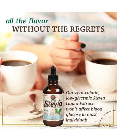 Buy KAL Sure Stevia Extract 4 fl oz - Natural Sugar Substitute - Buy Online on GoSupps.com