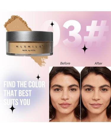 Glitter Setting Powder - Waterproof Loose Face Powder for Dark Complexion | Long-lasting Poreless Matte Finish & Oil Control - Buy Online on GoSupps.com