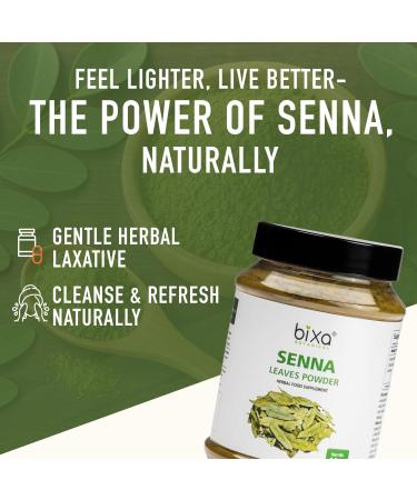 bixa BOTANICAL Senna Leaves Powder (Cassia angustifolia), Ayurvedic Herbal Supplement to Support Digestive Function, Gluten Free, Non-GMO, Steam Treated, Vegan, 100% Pure | 200g / 7oz 7.05 Ounce (Pack of 1) - Buy Online on GoSupps.com