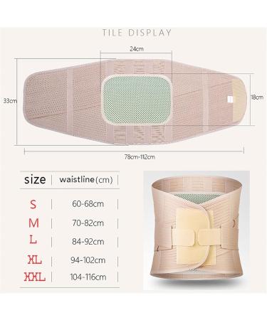 Lower Back Brace W/Removable Lumbar Heating Pad Waist Tummy Shapewear Belt for Women Weight Loss Burn Fat Body Shape Waist Pain Relief Support Belt (Size : XXL) (Medium) (XX) - Buy Online on GoSupps.com