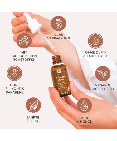  MYLILY MYLILY Vitamin C Serum | Natural & Vegan | 30ml Vitamin C Facial Treatment | Vitamin Serum for Blemishes and Skin Impurities | Suitable for Many Skin Types - Buy Online on GoSupps.com