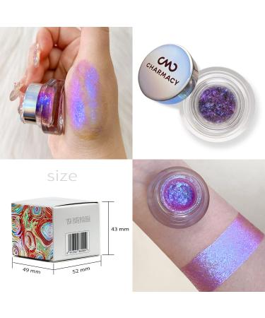 CHARMACY Multi Chrome Flakes Cream Chameleon Gel Eyeshadow 05 - Highly Pigmented & Long Lasting Metallic Makeup - Buy Online on GoSupps.com