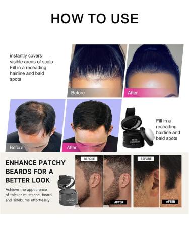  G n rique Hair Root Powder Hair Powder to Fill Thinning Hair Camoufle Hair Natural Result with Mirror and Puff (Light Yellow) - Buy Online on GoSupps.com