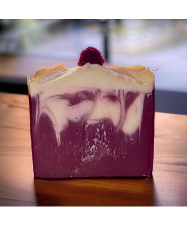 Handmade Natural Soap Black Raspberry Vanilla