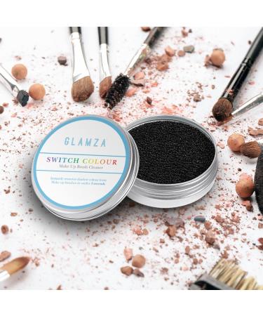 Glamza Make-Up Brush Cleaning Sponge | Switch Colors & Quick Clean for Brushes | Fast Eyeshadow Change - Buy Online on GoSupps.com