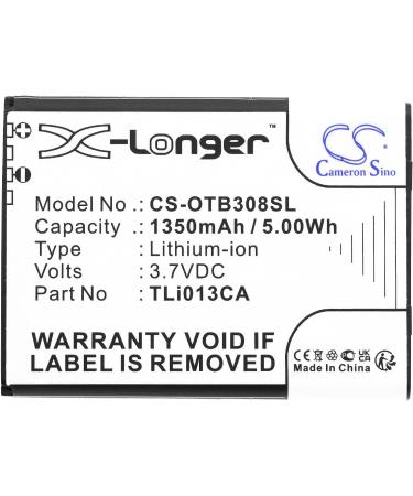 Battery Replacement for OT-3082 - One 3082X TLi013CA | High-Quality International Shipping - Buy Online on GoSupps.com