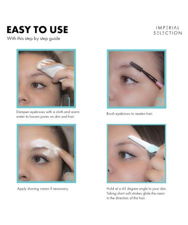 Buy Eyebrow Razor & Facial Hair Remover for Women | Dermaplaning Blades & Shaper | Free Black Eyebrow Pencil | International Shipping Available - Buy Online on GoSupps.com