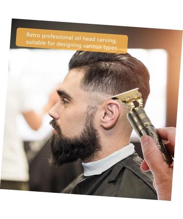 FRCOLOR Electric Clippers Electric Haircut Shear Electric Trimmer Cordless Grooming Electric Precision Trimmer Electric Grooming Kit Oil Head Aluminum Alloy T9 15X4.3CM Golden - Buy Online on GoSupps.com