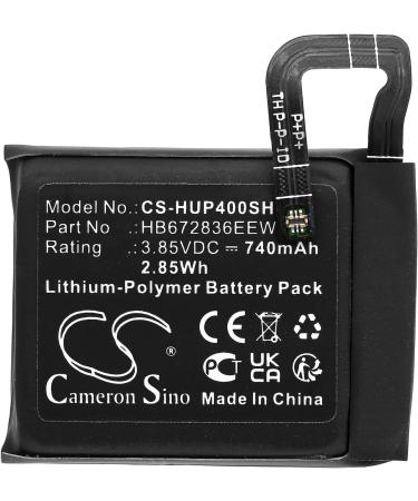 Afshan 740mAh Battery Replacement for Watch 4s GS Pro & 4X - High-Quality 3.85V Power Solution - Buy Online on GoSupps.com