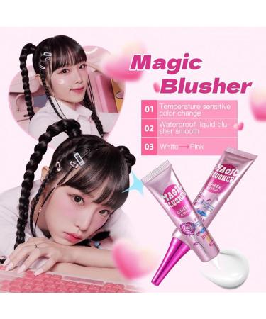 Blush Wand for Cheeks Liquid Blush Makeup for Cheeks Blendable Blusher Cosmetics for Outdoor Travel Dating Vacation Shopping Performance - Buy Online on GoSupps.com