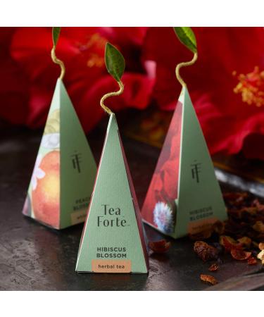 Tea Forte Fleur Assortment | 10 Pyramid Tea Bags | 5 Unique Blends | The New York Botanical Garden | Premium Spices & Herbs - Buy Online on GoSupps.com