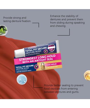 Dental prostheses bonding cream 20 g bond protection for dental prostheses extra strong bond fast bonding gel reduces gum complaints - Buy Online on GoSupps.com