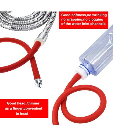 Premium Shower Enema Douche Nozzles for Men & Women - Metal 5-Hole Spray & Comfortable Silicone Attachment - Reusable Enema Hose - Buy Online on GoSupps.com