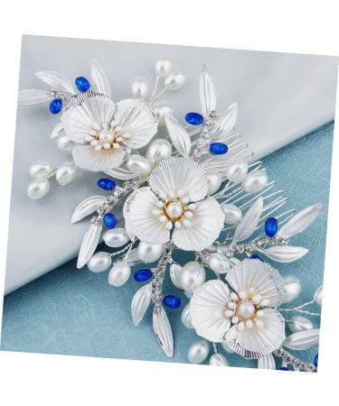 FRCOLOR Wedding Hair Clip Bridal Hair Clip Bridal Hair Accessory Flower Bridal Comb Vintage Hair Comb Pearl Hair Comb Pearl Hair Pin Tiara Bridal Hair Comb Bride Petals Wedding Accessories - Buy Online on GoSupps.com