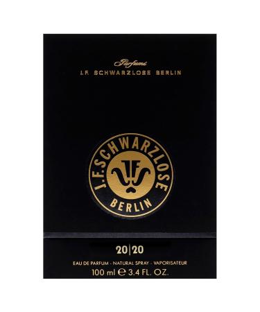 Schwarzlose 20-20 - Unisex EDP Spray Fragrance - Long Lasting and Captivating Perfume with Rose Patchouli Amber Wood and Pink Pepper - Body Spray with Sparkling Feel Good Scent - 3.4 oz Modern 3.4 Fl Oz (Pack of 1) - Buy Online on GoSupps.com