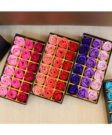 Bibabala Box of Flora Scented Roses Bath Soap | Rose Petals Body Soap Gift Box for Valentine's Day & Anniversaries - Perfect Gift for Her - Buy Online on GoSupps.com