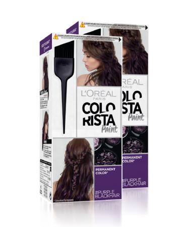 Colorista L'Oréal Paris Hair Paint Permanent Color 3.16 Violet - Pack of 2