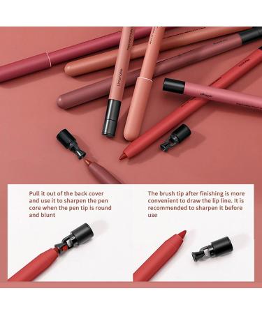  TianWlio Long-lasting cosmetic lipstick for gift lipstick pencil lip liner velvet silk lip gloss makeup long-lasting lip pencil sexy makeup for - Buy Online on GoSupps.com