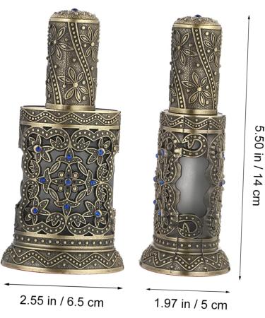 minkissy Perfume Bottle Scent Sample Bottle Essential Oil Container Essential Oil Sample Bottle Mens Colgne Makeup Mister Spray Fragrance Aromatherapy Bottle Travel Composite Material Blue 15 ml - Buy Online on GoSupps.com