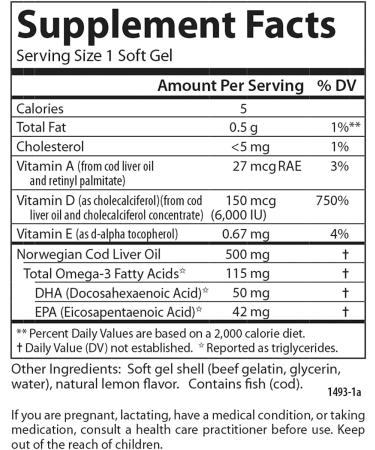 Carlson - Solar D Gems Vitamin D3 and Omega-3 Supplement 6000 IU (150 mcg) Vitamin D3 115 mg Omega-3s EPA and DHA Supplement Wild Caught Sustainably Sourced Lemon 360 Softgels 360 Count (Pack of 1) - Buy Online on GoSupps.com