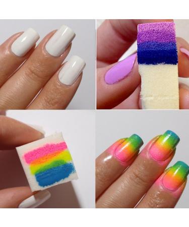 yueton 24 Pack Nail Art Soft Sponge Polish DIY Manicure Tool for Perfect Designs International Shipping Available - Buy Online on GoSupps.com