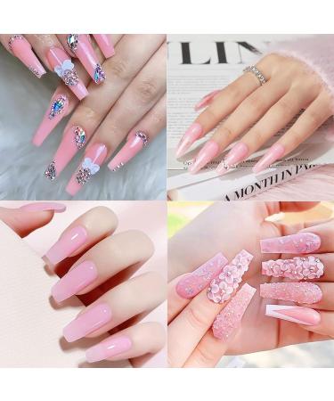 Light Pink Builder Nail Gel 150g Hard Gel for Nails Large Capacity Nail Strengthen Gel for Extending & Broken Nails Repair Strengthen Nail Gel for Nail Art Manicure for women and girls - Buy Online on GoSupps.com
