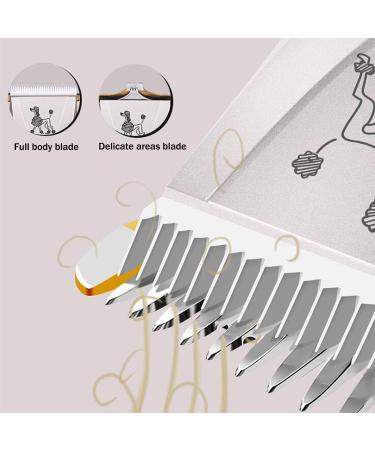 Enjoyfeel Dog Grooming Clippers Electric Pet Trimmer Cordless and Low Noise Grooming Set for Dogs Cats Professional USB Rechargeable Hair Shaver Set - Buy Online on GoSupps.com