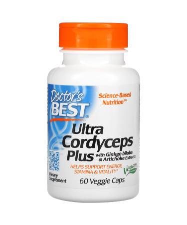 Doctor's Best Ultra Cordyceps Plus 60 Veggie Caps