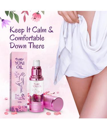 Fivona Natural Yoni Oil - Pink Secret for Feminine Care | Essential Oil Blend for Moisturizing Odor Control & pH Balance (30ml) - Buy Now! - Buy Online on GoSupps.com