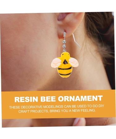 30pcs Simulation Bee Hair Barrettes Hair Clip 3d Resin Slices Resin Bee Ornament Ladybug Child Charm - Buy Online on GoSupps.com