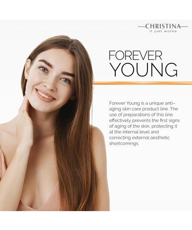 Christina Forever Young Gentle Cleansing Milk with Retinol | Anti-Aging Nourishing Formula for Dry Skin | Glycolic Acid Vitamin A & E | 24-Hour Care for Ages 30-45 | 300ml - Buy Online on GoSupps.com