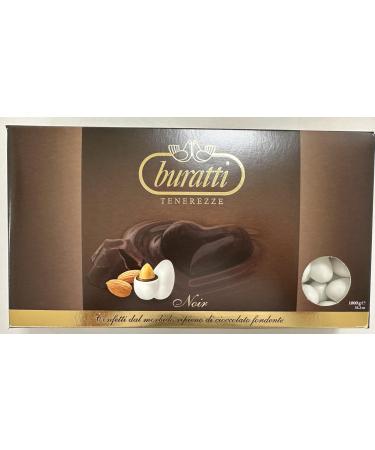 Buratti Confetti Chocolate Heart Dragées Extra Soft Dark Tenderness 1 Kg