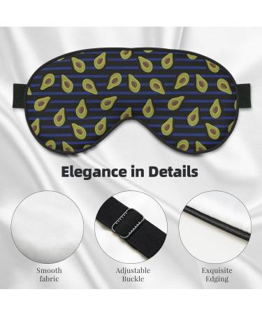 Buy Adjustable Double-Sided Avocado Sleep Mask | Soft Eye Covers for Ultimate Comfort & Eye Edema Relief - International Shipping Available - Buy Online on GoSupps.com