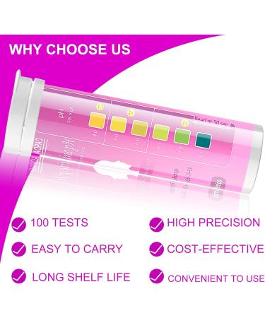 100 Strips Vaginal Health pH Test Monitor - Maintain Feminine Balance & Prevent Infections - Buy Online on GoSupps.com