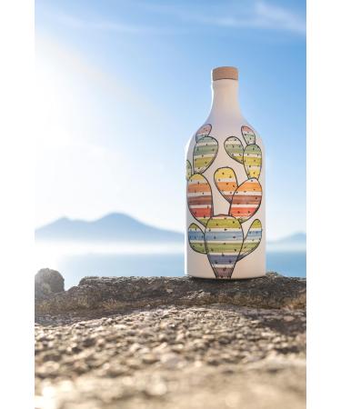  MURAGLIA ANTICO FRANTOIO Frantoio Muraglia Pop Art Ceramic Pot with 500ml Extra Virgin Olive Oil Intense Fruity Essence Handmade - Buy Online on GoSupps.com