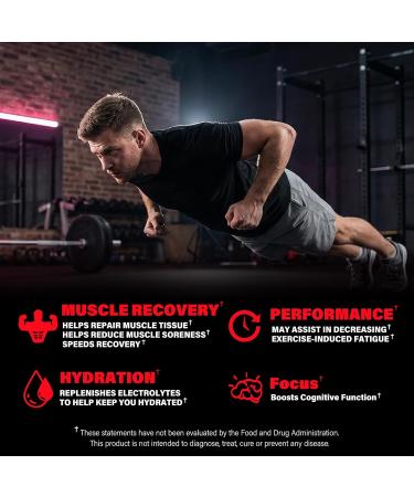 EAA Gummies - 2:1:1 BCAA Formula (8300mg) - Essential Amino Acids for Muscle Recovery & Endurance - Non-GMO Gluten Free Sugar Free Vegetarian Strawberry Flavor - 90 Count - Buy Online on GoSupps.com