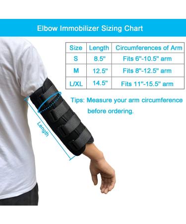 Elbow Brace Splint for Ulnar Nerve Entrapment & Cubital Tunnel - Adjustable Nighttime Support (L/XL) - Buy Online on GoSupps.com