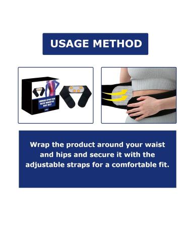 Magnetic Lumbar Support & Self-Warming Waist Belt - Ideal for Gym Employees & Adults | Comfort & Pain Relief - Buy Online on GoSupps.com