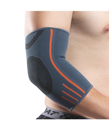 Rmolitty Elbow Support Brace for Men and Women Elbow Sleeve for Tennis Golfers Powerlifting Bodybuilding Sports (Single S) Single S (Pack of 1)