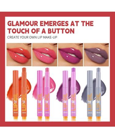 Click Lip Gloss Pen Click Lip Gloss - Click Non-Sticky Moisturizing Lipstick Lip Gloss - Long Lasting Moisturizing Lip Gloss Pen  - Buy Online on GoSupps.com